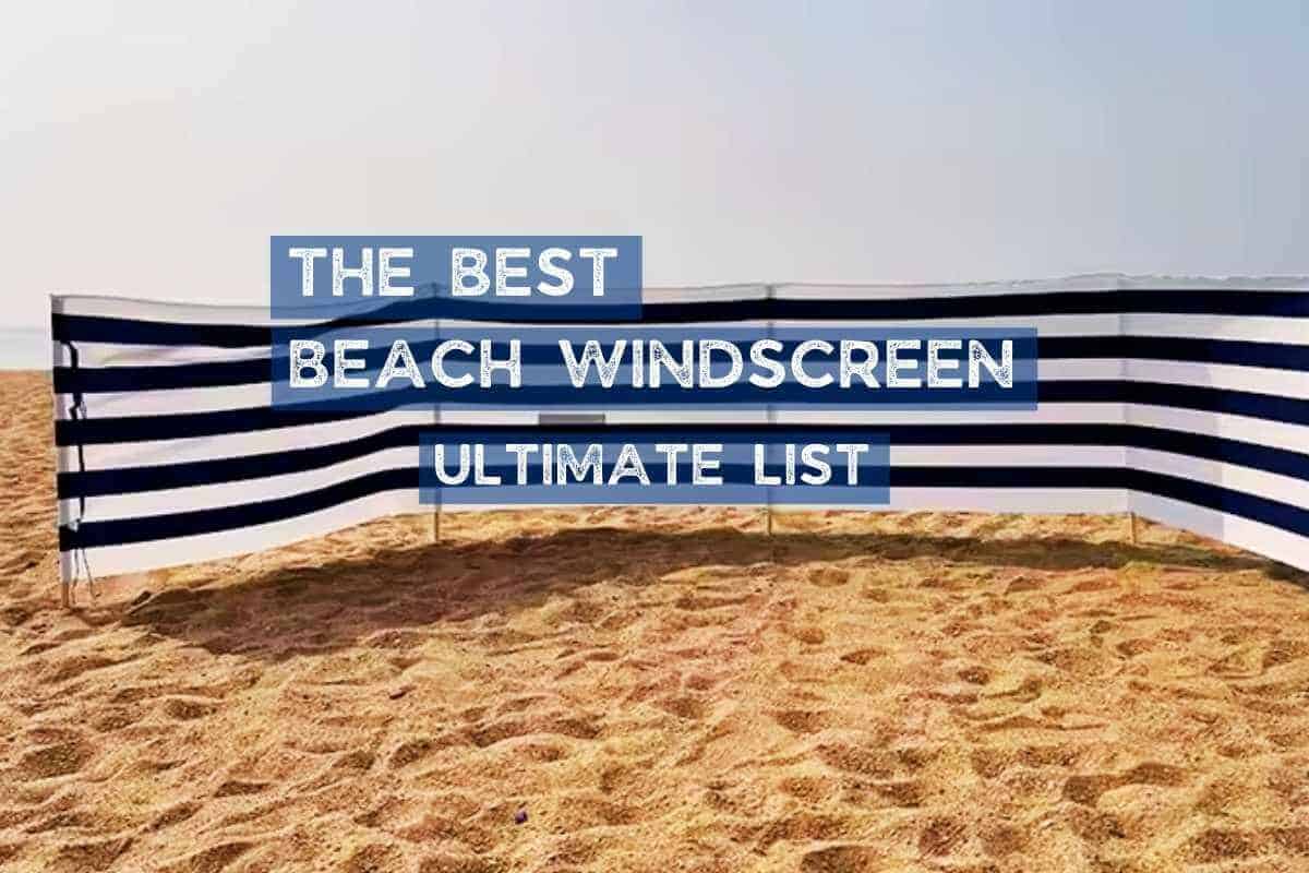 The Best Beach Windscreen and Wind Blocker - Cover