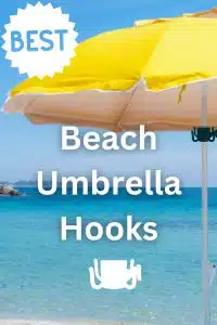 Beach Umbrella Hooks to hang your towels easily