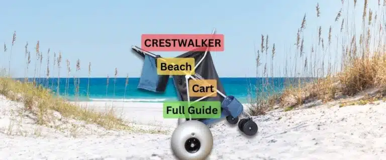 CRESTWALKER Foldable Beach Cart for Soft Sand Full Guide