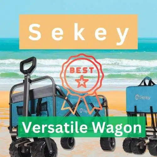 Sekey Collapsible Foldable Wagon is The Best Versatile Wagon for Beach and Much More.