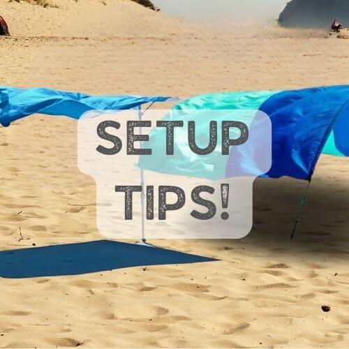 Setup Tips for Beach Sun Shade Sails