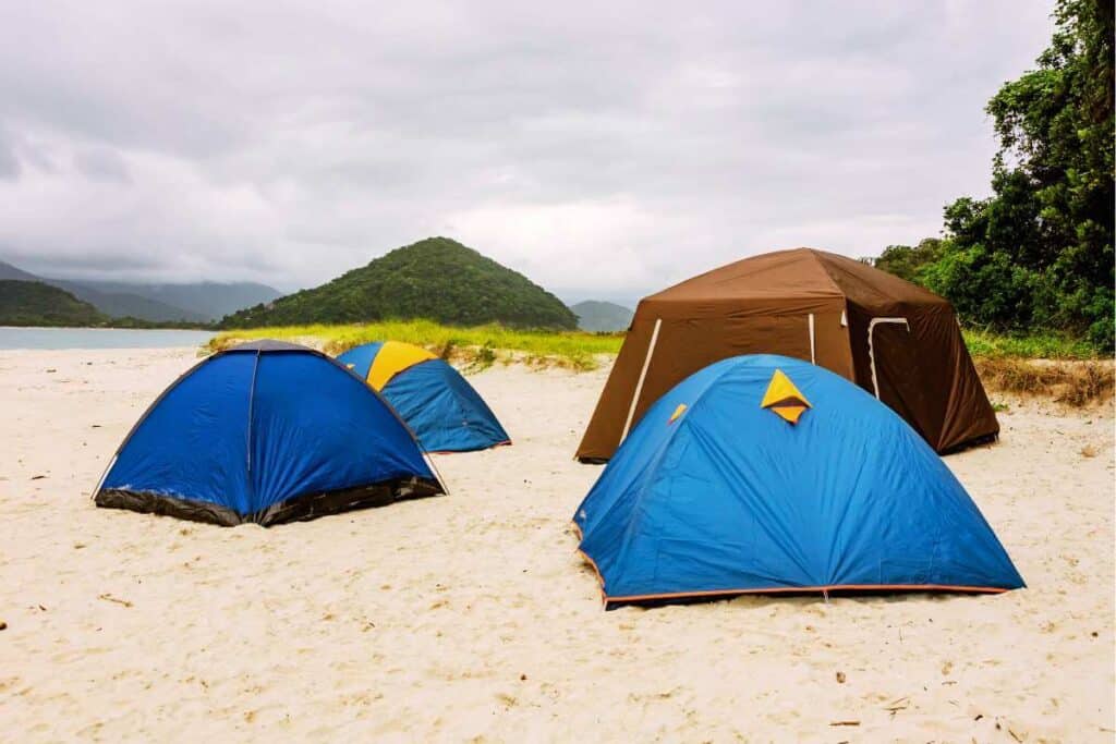 Beach Tents Sizes and Shape vs. Wind Protection