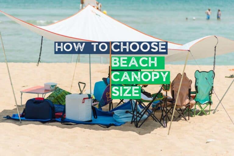 How to Choose the Right Beach Canopy Size - Cover